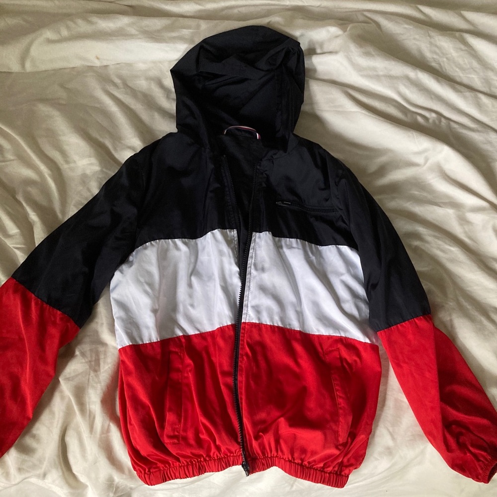 Red White and Blue Windbreaker